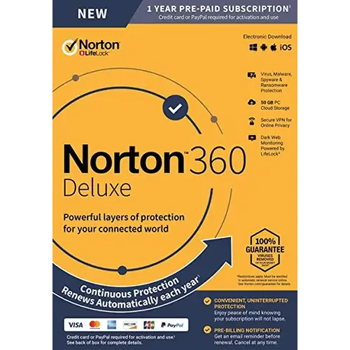 Norton 360 Standard 1 device 1 year