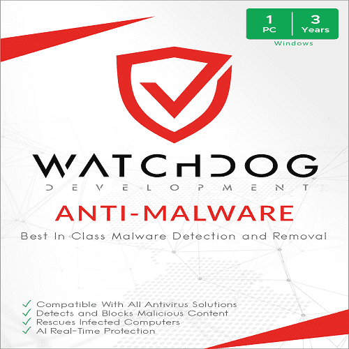 Watchdog Anti-Malware 1 PC 3 Year