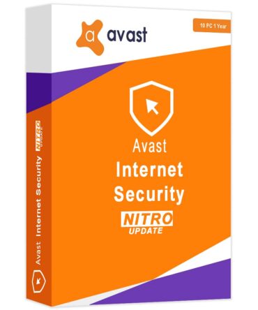 Avast Internet Security 1 Year 10 PC