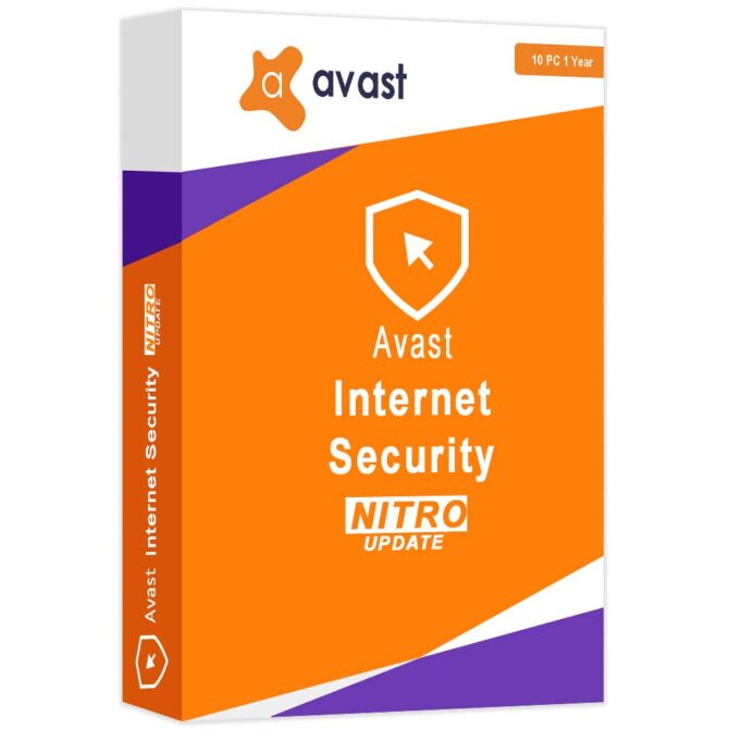 Avast Internet Security 1 Year 10 PC