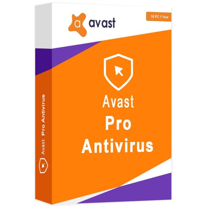 Avast Pro Antivirus 1 Year 10 PC